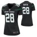 New York Jets #28 Curtis Martin Nike Black Women Player Game Jersey