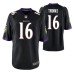 Men Baltimore Ravens De'Anthony Thomas #16 Game Black Jersey