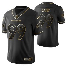 Denver Broncos Jurrell Casey Golden Edition Black Vapor Limited Jersey