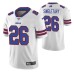 Men Buffalo Bills Devin Singletary White 100th Season Vapor Limited Jersey