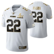 Matt Breida San Francisco 49ers Super Bowl LIV White Vapor Limited Golden Edition Jersey