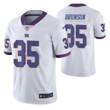 New York Giants T.J. Brunson Color Rush Limited White Jersey