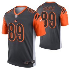 Men Drew Sample Cincinnati Bengals Jersey Silver Inverted Legend Edition