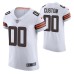 Cleveland Browns Custom #00 White Vapor Elite Jersey