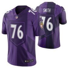 Baltimore Ravens Andre Smith City Edition Purple Vapor Limited Jersey