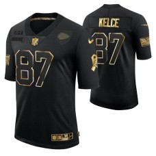 Golden Limited Black #87 Travis Kelce Kansas City Chiefs Jersey