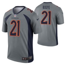 Men A.J. Bouye Denver Broncos Jersey Gray Inverted Legend Edition