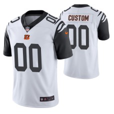 Men Cincinnati Bengals #00 Custom White Nike color rush Limited Jersey