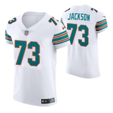 Miami Dolphins No. 73 Austin Jackson Vapor Elite White Jersey