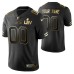 Custom San Francisco 49ers Super Bowl LIV Black Vapor Limited Golden Edition Jersey