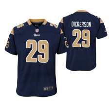 Youth Los Angeles Rams #29 Eric Dickerson Navy Nike Team Color Game Jersey