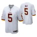 Men Washington Redskins #5 Tress Way White Nike Game Jersey