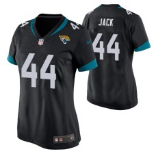 Women Jacksonville Jaguars #44 Myles Jack Black Nike Game Jersey