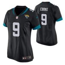 Women Jacksonville Jaguars #9 Logan Cooke Black Nike Game Jersey