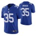 New York Giants T.J. Brunson Vapor Untouchable Limited Blue Jersey