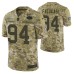 New York Jets #94 Folorunso Fatukasi Camo 2018 Salute to Service Jersey Men