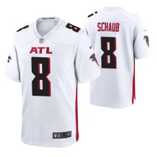 Matt Schaub Atlanta Falcons White Game Jersey Men