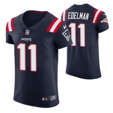 New England Patriots No. 11 Julian Edelman Vapor Elite Navy Jersey