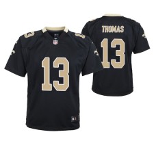 Youth New Orleans Saints #13 Michael Thomas Black Nike Team Color Game Jersey