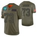 Dolphins Austin Jackson 2019 Salute to Service #73 Olive Limited Jersey