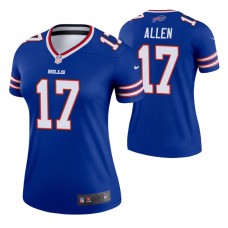 Women Josh Allen #17 Buffalo Bills Royal Legend Jersey