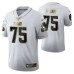 Cleveland Browns Joel Bitonio 100th Season Jersey White Vapor Limited Golden Edition