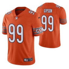 Bears Trevis Gipson 2020 NFL Draft Orange Jersey Vapor Limited