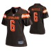 Women Cleveland Browns #6 Baker Mayfield Brown Nike Game Jersey