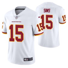 Steven Sims #15 Vapor Limited White Washington Football Team Jersey