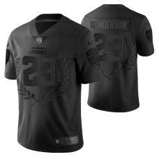 Jacksonville Jaguars #23 CJ Henderson Vapor Limited Black Jersey