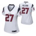 Women Houston Texans Dontrell Hilliard #27 White Game Jersey