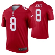 Men Daniel Jones New York Giants Jersey Red Inverted Legend Edition