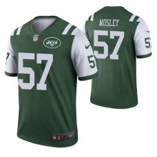 Men New York Jets C.J. Mosley Green Legend Jersey