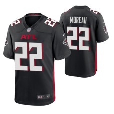 Atlanta Falcons #22 Fabian Moreau Black Game Jersey