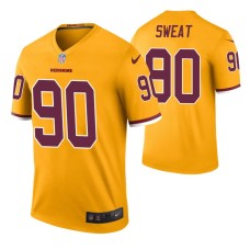 Montez Sweat Washington Redskins Gold 2019 NFL Draft Color Rush Legend Jersey