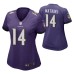 Women Baltimore Ravens Sammy Watkins #14 Purple Game Jersey