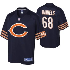 Men Chicago Bears James Daniels Team Icon Navy Jersey