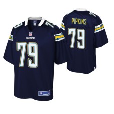 Los Angeles Chargers Trey Pipkins Navy Pro Line Player Jersey