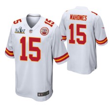 Kansas City Chiefs Super Bowl LV Patrick Mahomes Jersey White Game