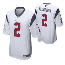 2019 AJ McCarron Houston Texans Game Jersey White