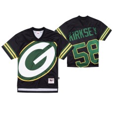 Green Bay Packers #58 Christian Kirksey Big Face Black Jersey