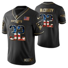 New England Patriots Devin McCourty Black Independence Day Golden Jersey