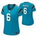 Women Carolina Panthers P.J. Walker #6 Game Blue Jersey