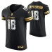 Minnesota Vikings Justin Jefferson #18 Golden Edition Black Vapor Elite Jersey