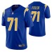 Matt Feiler #71 Vapor Limited Royal Los Angeles Chargers Jersey