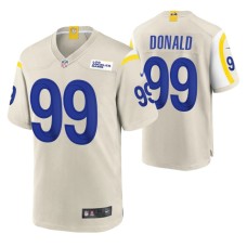 Los Angeles Rams Aaron Donald Game #99 Cream Jersey