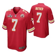 Kansas City Chiefs Super Bowl LV Harrison Butker Jersey Red Game