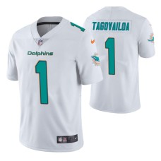 Dolphins Tua Tagovailoa 2020 NFL Draft White Jersey Vapor Limited