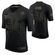 Chicago Bears #94 Robert Quinn Black 2020 Salute To Service Limited Jersey