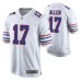 Buffalo Bills Josh Allen #17 Game White Alternate Jersey